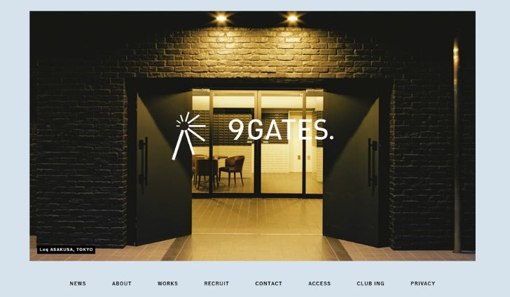 株式会社9GATES.(ナインゲーツ)のホームページ画像